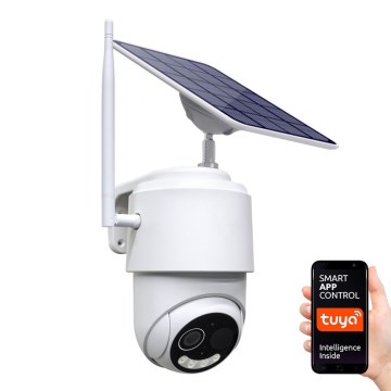 Immax NEO 07754L - Intelligente Außen-Solarkamera mit FULL HD Sensor, 9000mAh, Wi-Fi, Tuya, IP65