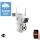Immax NEO 07783L - Intelligente Außenkamera mit DOUBLE-Sensor 355° Schwenk-/Neigefunktion 2x2MP IP65 Wi-Fi Tuya