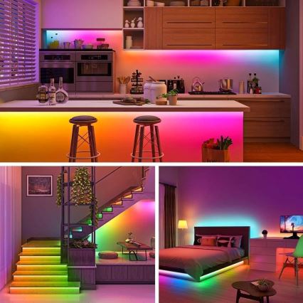 Immax NEO 07790L - LED RGB+CCT dimmbare Leiste NEO SMART LED/15W/230V 3m IP65 Wi-Fi Tuya