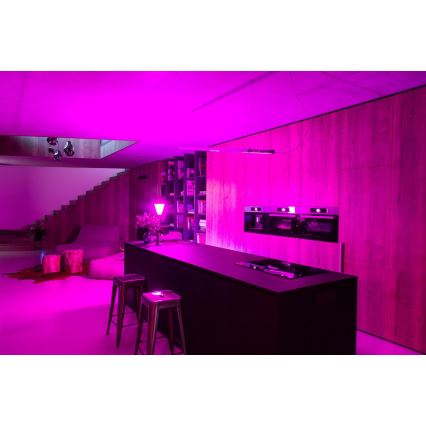 Immax NEO 07794CDO - 3er-Set dimmbare LED-Lampen RGB+CCT E27/14W/230V 2700K–6500K Tuya Wi-Fi + Fernbedienung