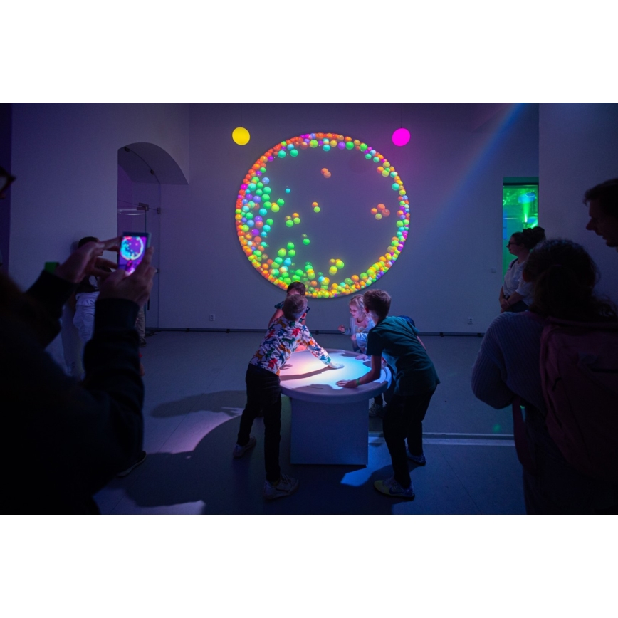 Immax NEO 07794CDO - 3er-Set dimmbare LED-Lampen RGB+CCT E27/14W/230V 2700K–6500K Tuya Wi-Fi + Fernbedienung