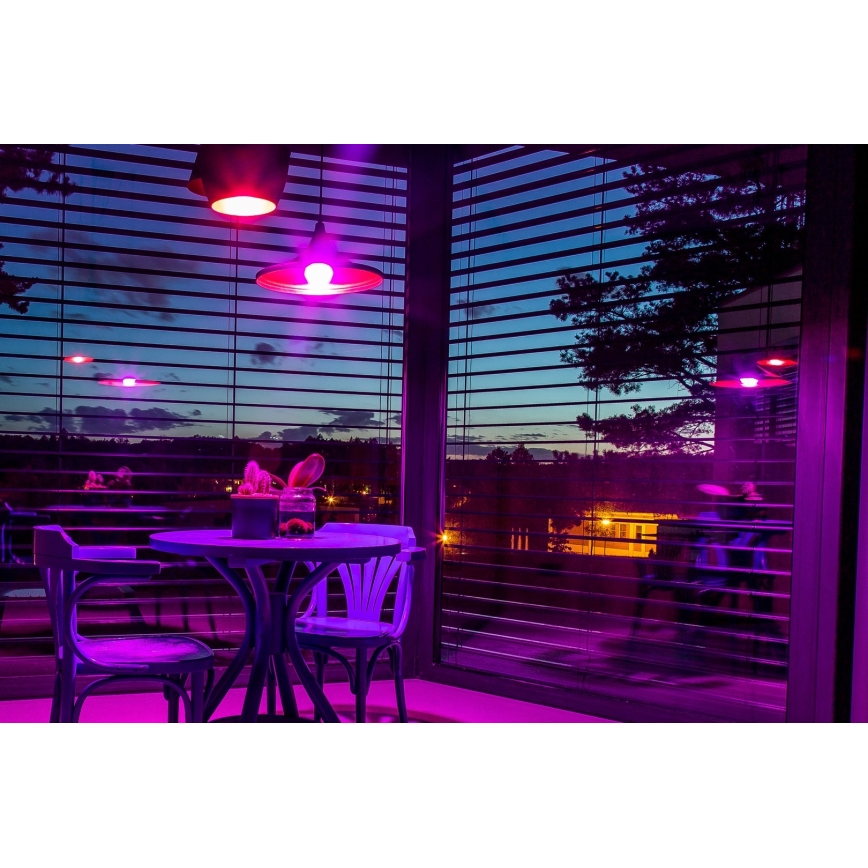 Immax NEO 07794CDO - 3er-Set dimmbare LED-Lampen RGB+CCT E27/14W/230V 2700K–6500K Tuya Wi-Fi + Fernbedienung