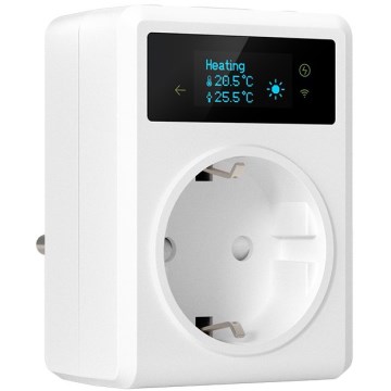 Immax NEO 07811L - Smart-Steckdose mit Thermometer F 3680W Tuya Wi‑Fi