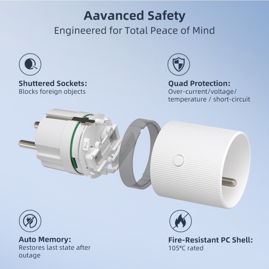 Immax NEO 07812L - Smart-Steckdose E 3500W Wi-Fi