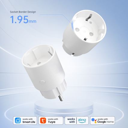 Immax NEO 07813L - Intelligente Steckdose Typ F, 3500 W, Tuya Wi-Fi