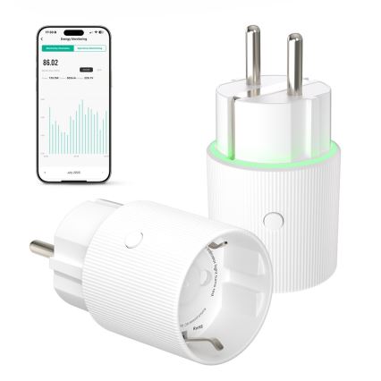 Immax NEO 07813L - Intelligente Steckdose Typ F, 3500 W, Tuya Wi-Fi