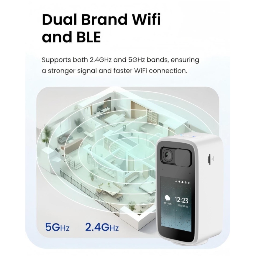 Immax NEO 07814L - Smarte Innenkamera mit 4 MP-Sensor, 5 V, Tuya und Wi-Fi