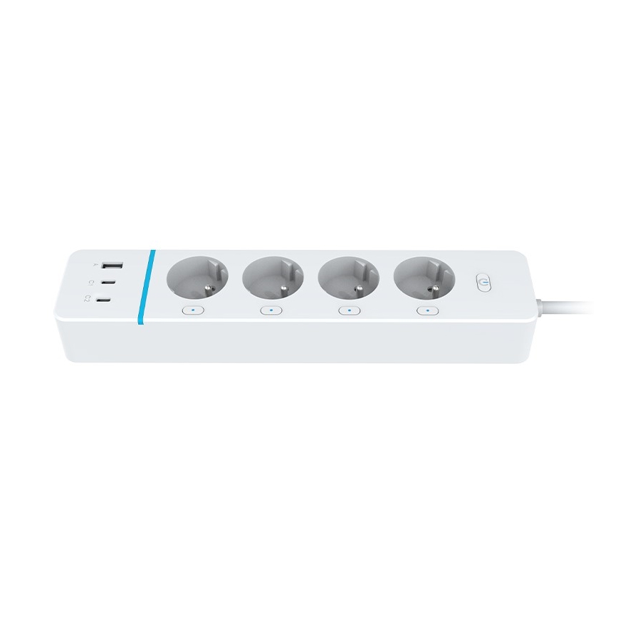 Immax NEO 07821L - Intelligente Steckdosenleiste NEO LITE 4AC+1xUSB+2xUSB-C Tuya Wi-Fi