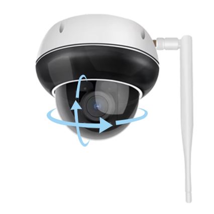 Immax NEO 07825L - Smarte Außenkamera mit DOME-Sensor, 5 MP, 230 V, IP66, TUYA, Wi‑Fi