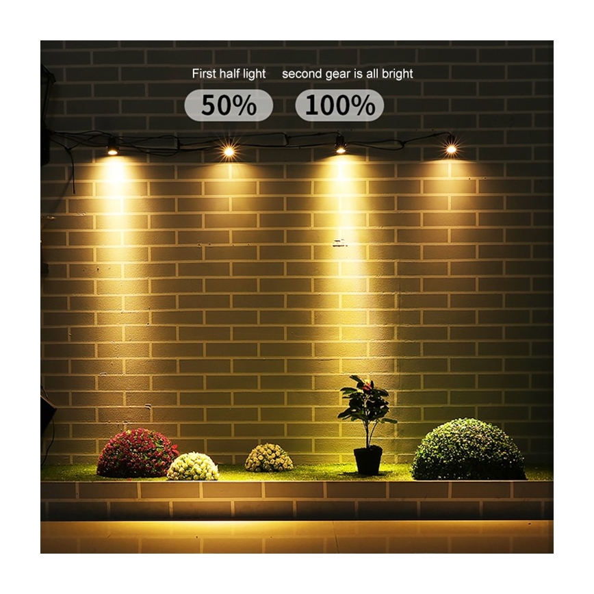 Immax NEO 07903L – Dimmbare LED-RGB-Solarleuchte REFLECTORES 4xLED/1W/5,5V IP65 Tuya