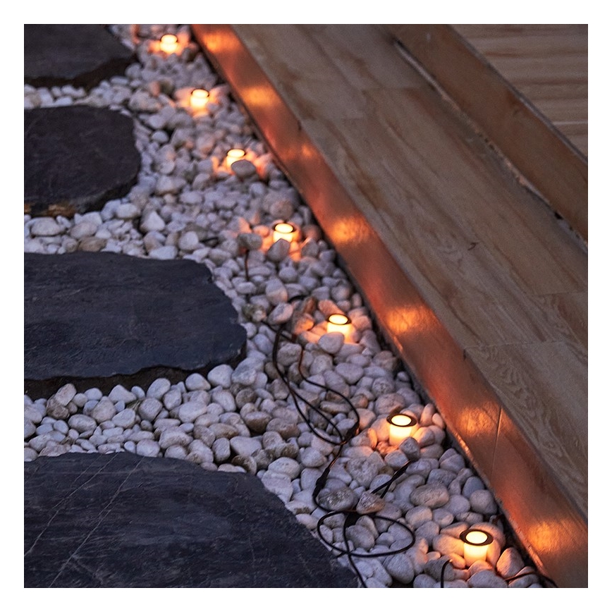 Immax NEO 07905L - Dimmbare LED-RGB-Solarleuchte ESTRELAS 8xLED/0,25W/5V IP65 Tuya 2200 mAh