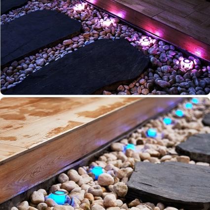 Immax NEO 07905L - Dimmbare LED-RGB-Solarleuchte ESTRELAS 8xLED/0,25W/5V IP65 Tuya 2200 mAh