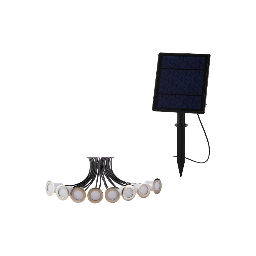 Immax NEO 07905L - Dimmbare LED-RGB-Solarleuchte ESTRELAS 8xLED/0,25W/5V IP65 Tuya 2200 mAh