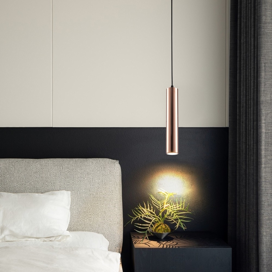 Immax NEO 08306L - Hängeleuchte an Kabel PUNTO 1xGU10/9W/230V Roségold