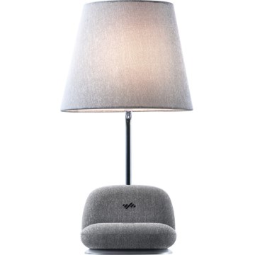 Immax NEO 09109L - Dimmbare LED-Tischlampe mit kabelloser Qi-Ladefunktion SOFA LED/6W/230V grau