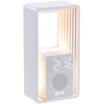 Immax NEO 09113L - LED-Tischlampe CALM mit Wecker und Ladefunktion, LED/3,5 W/5 V