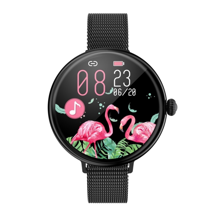 Immax NEO 9041 - Intelligente Uhr Lady Music Fit 300 mAh IP67 schwarz