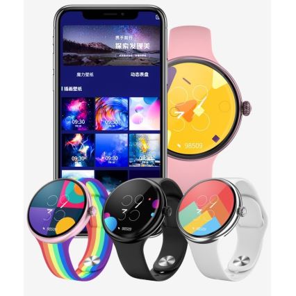Immax NEO 9041 - Intelligente Uhr Lady Music Fit 300 mAh IP67 schwarz