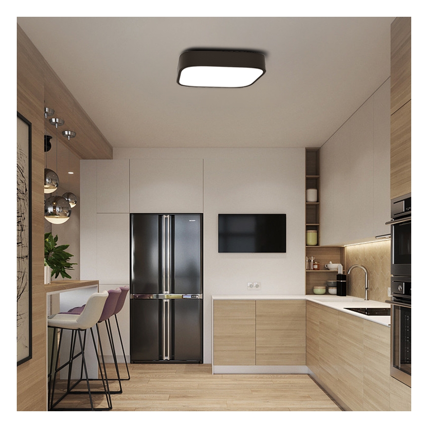 Immax NEO - Dimmbare LED Deckenleuchte RECUADRO LED/56W/230V + Fernbedienung Tuya