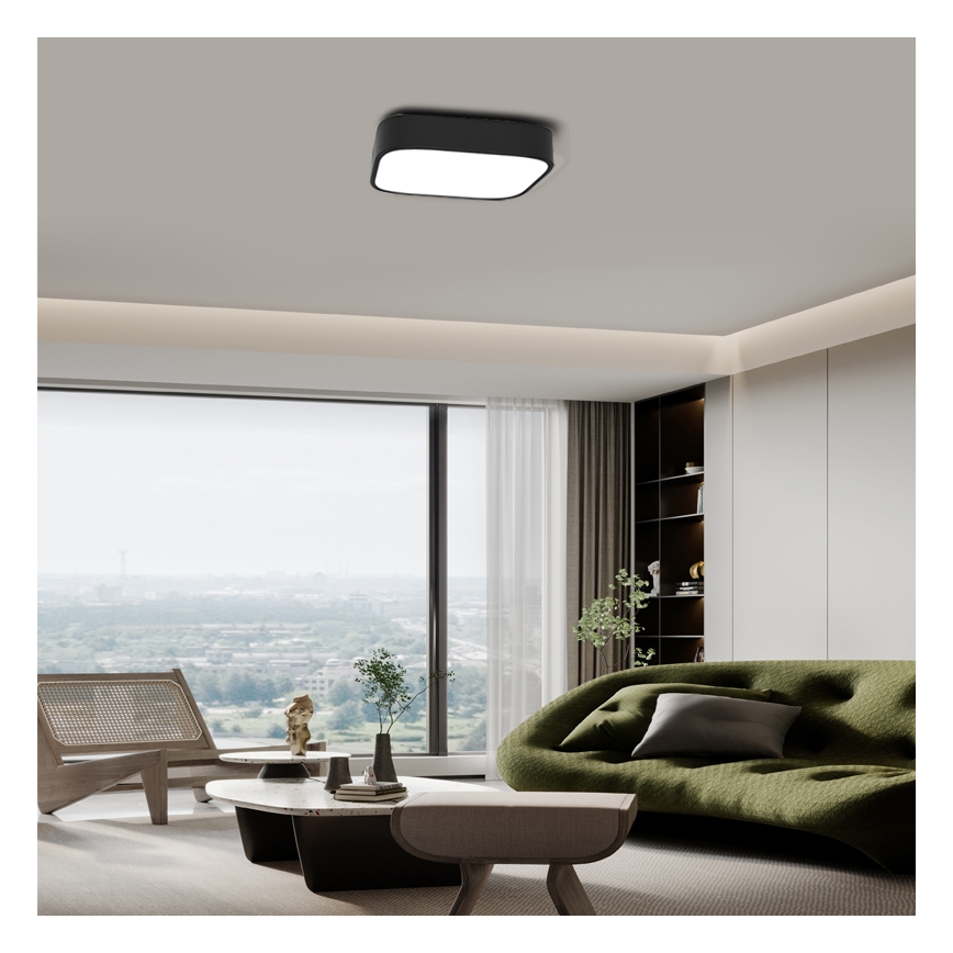 Immax NEO - Dimmbare LED Deckenleuchte RECUADRO LED/56W/230V + Fernbedienung Tuya