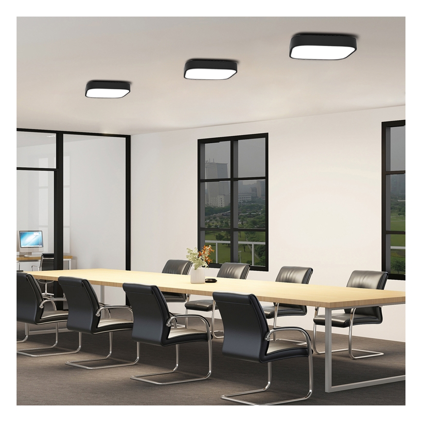 Immax NEO - Dimmbare LED Deckenleuchte RECUADRO LED/56W/230V + Fernbedienung Tuya