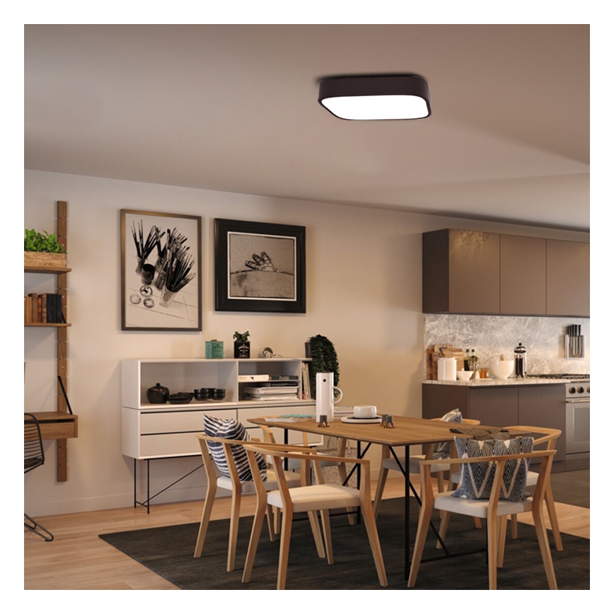 Immax NEO - Dimmbare LED Deckenleuchte RECUADRO LED/56W/230V + Fernbedienung Tuya