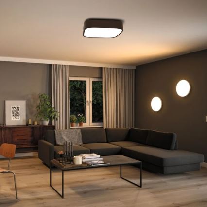 Immax NEO - Dimmbare LED Deckenleuchte RECUADRO LED/56W/230V + Fernbedienung Tuya