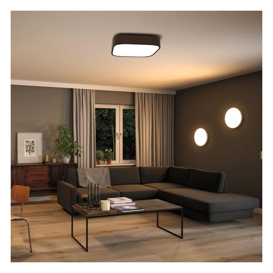 Immax NEO - Dimmbare LED Deckenleuchte RECUADRO LED/56W/230V + Fernbedienung Tuya