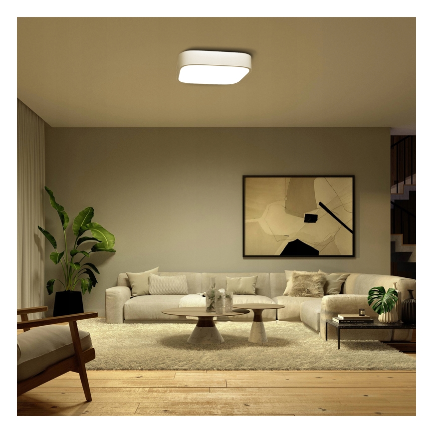 Immax NEO - Dimmbare LED Deckenleuchte RECUADRO LED/56W/230V + Fernbedienung Tuya