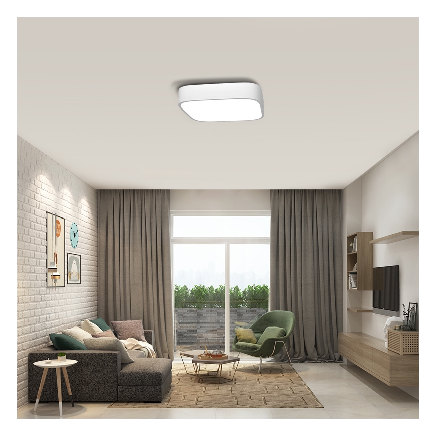 Immax NEO - Dimmbare LED Deckenleuchte RECUADRO LED/56W/230V + Fernbedienung Tuya