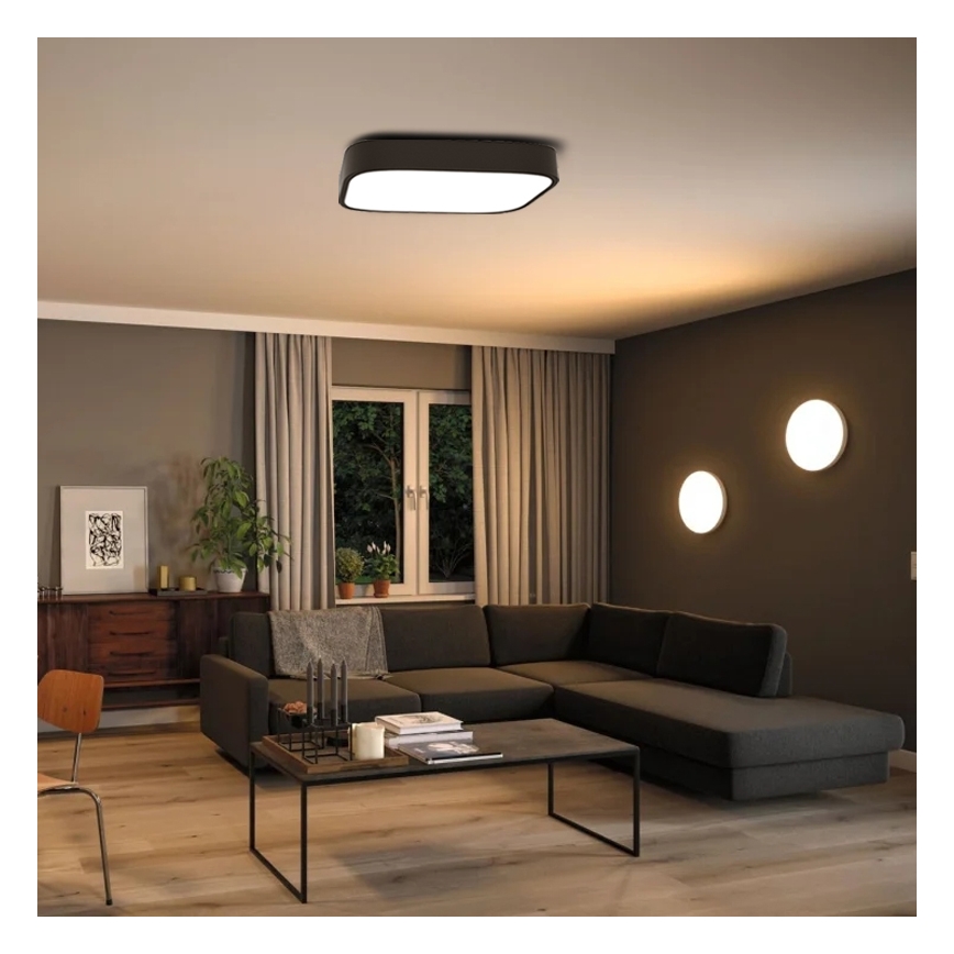 Immax NEO - Dimmbare LED Deckenleuchte RECUADRO LED/67W/230V 80x80 + Fernbedienung Tuya