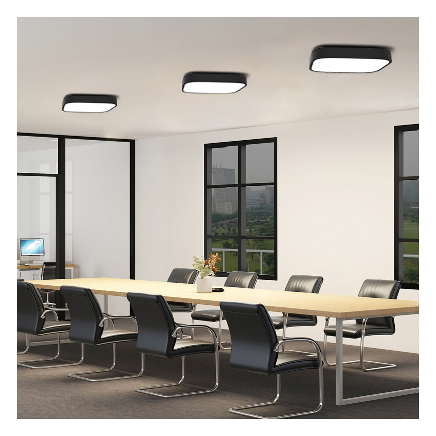 Immax NEO - Dimmbare LED Deckenleuchte RECUADRO LED/67W/230V 80x80 + Fernbedienung Tuya