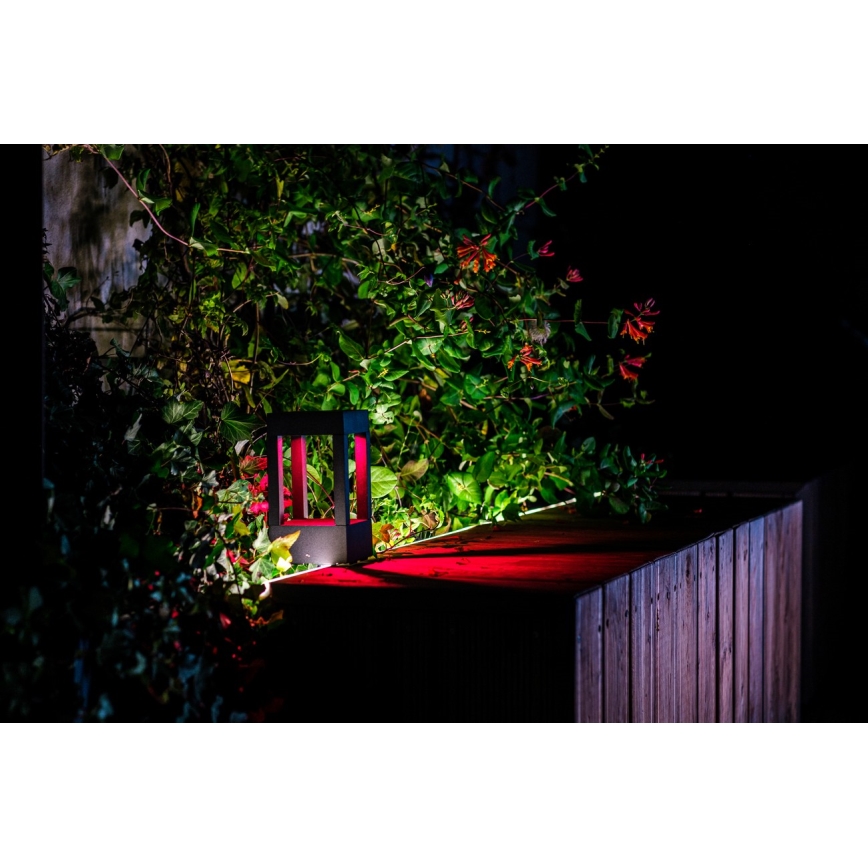 Immax NEO 07902L - LED RGB+CCT Dimmbar für den Außenbereich Leuchte NEO LITE CUBE LED/10W/230V 2700-6500K IP67 Wi-Fi Tuya schwarz