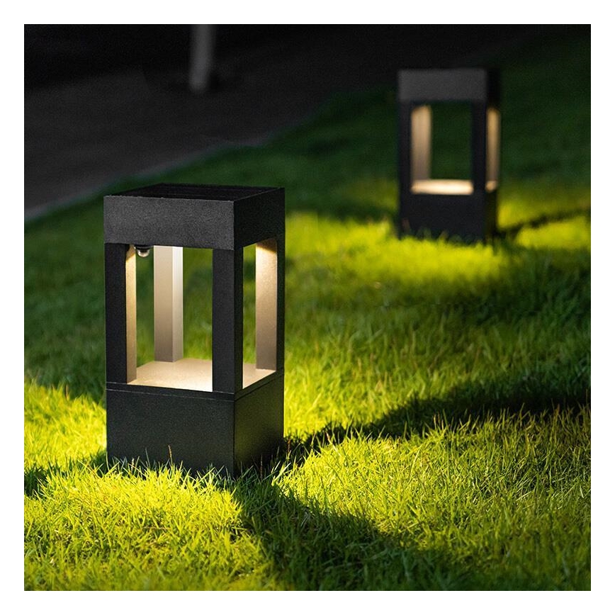 Immax NEO 07902L - LED RGB+CCT Dimmbar für den Außenbereich Leuchte NEO LITE CUBE LED/10W/230V 2700-6500K IP67 Wi-Fi Tuya schwarz