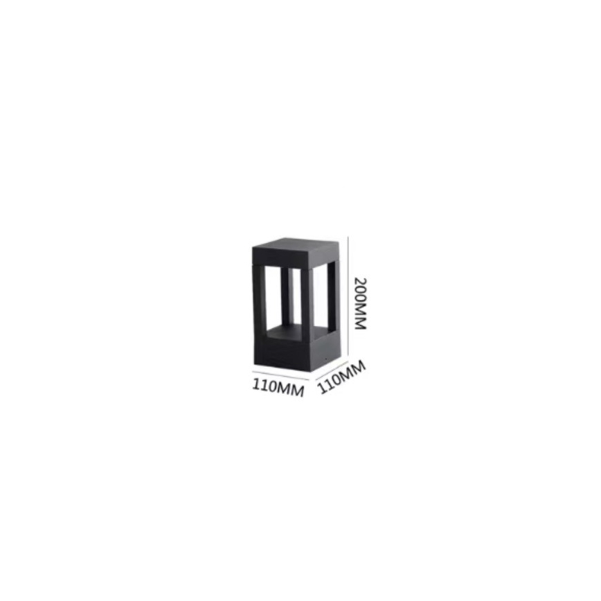 Immax NEO 07902L - LED RGB+CCT Dimmbar für den Außenbereich Leuchte NEO LITE CUBE LED/10W/230V 2700-6500K IP67 Wi-Fi Tuya schwarz