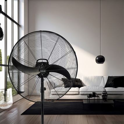 Industrieller Standventilator 115 W / 230 V, Ø 66 cm, schwarz