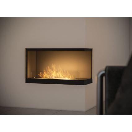 InFire – BIO-Eckkamin 80x45 cm 3,5kW schwarz