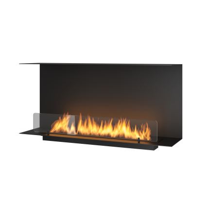 InFire – BIO-Einbaukamin 100x45 cm 3kW schwarz