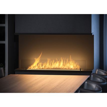 InFire – BIO-Einbaukamin 100x50 cm 3kW schwarz