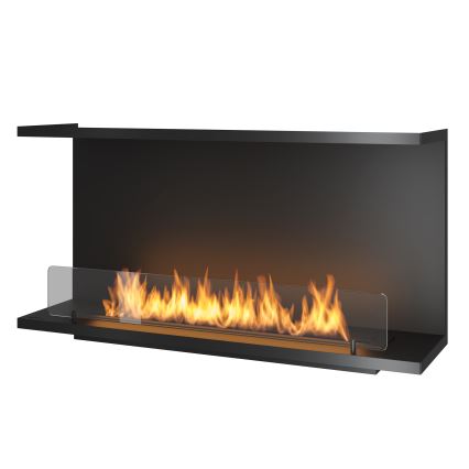 InFire – BIO-Einbaukamin 100x50 cm 3kW schwarz