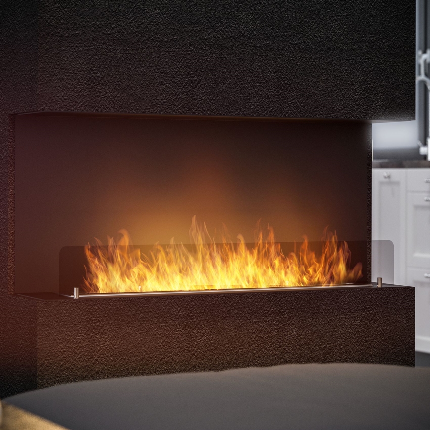 InFire – BIO-Einbaukamin 120x45 cm 3kW schwarz