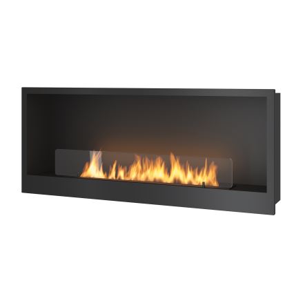 InFire – BIO-Einbaukamin 120x50 cm 3kW schwarz