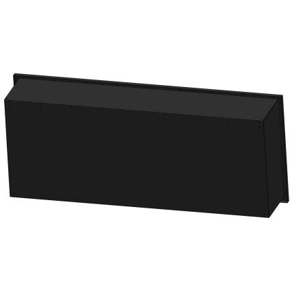 InFire – BIO-Einbaukamin 120x50 cm 3kW schwarz