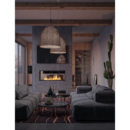 InFire - BIO-Einbaukamin 48,5x123,5 cm 6kW schwarz