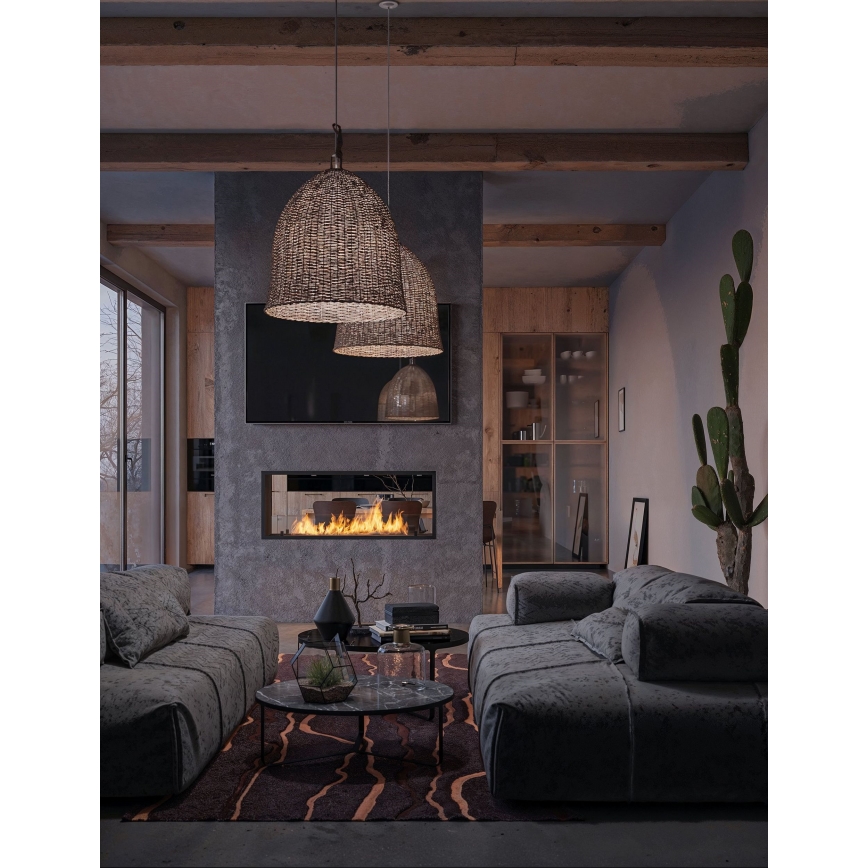 InFire - BIO-Einbaukamin 48,5x123,5 cm 6kW schwarz