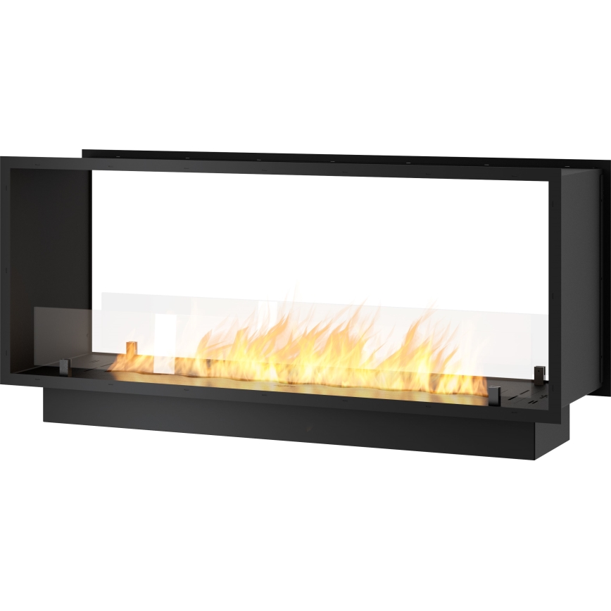 InFire - BIO-Einbaukamin 48,5x123,5 cm 6kW schwarz