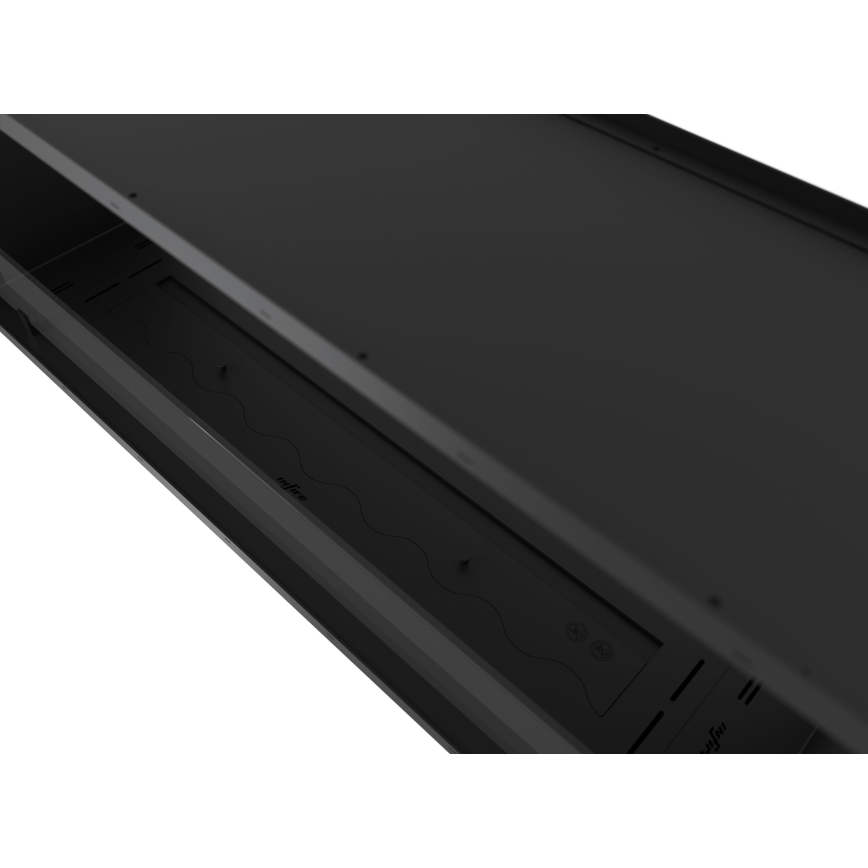 InFire - BIO-Einbaukamin 48,5x123,5 cm 6kW schwarz