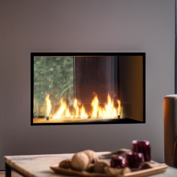 InFire - BIO-Einbaukamin 48,5x83,5 cm 3,5kW schwarz