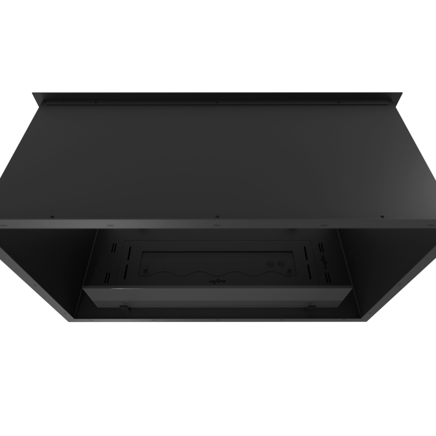 InFire - BIO-Einbaukamin 48,5x83,5 cm 3,5kW schwarz