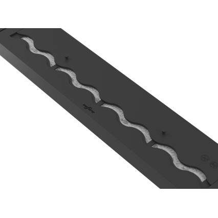 InFire - BIO-Einbaukamin 7,5x100 cm 6kW schwarz